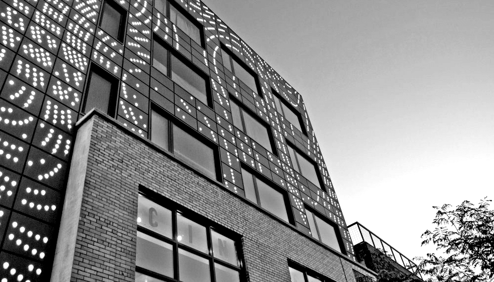 Exterior of Nitehawk Cinemas in Brooklyn, NY